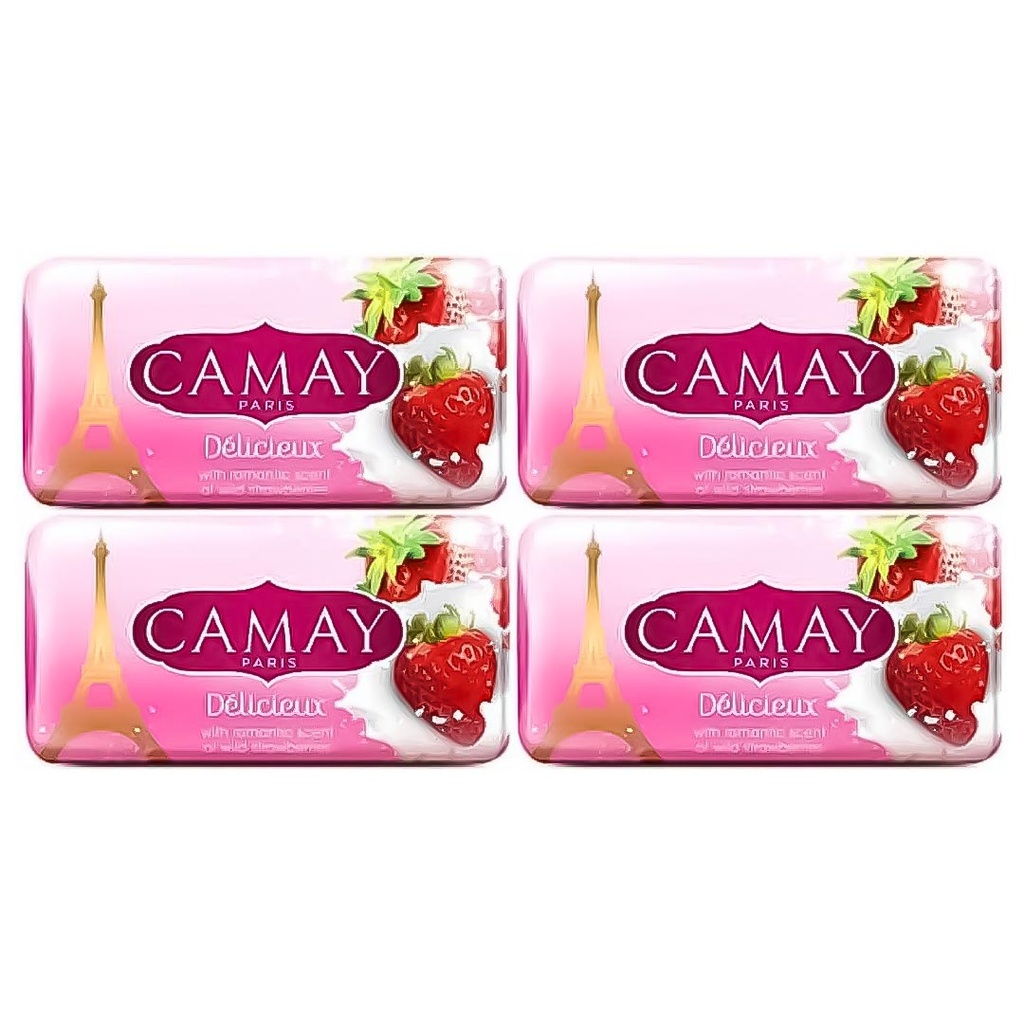 كامى صابون - Camay Soup 170g (170g, Crème E Stuawberry, without)