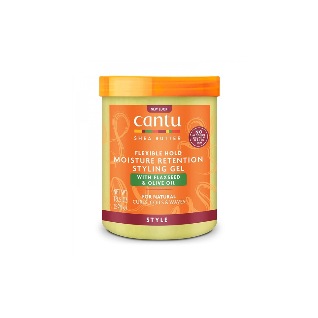 كانتو جل كتان&زيتون - Cantu Gel Flaxseed&Olive (524g)