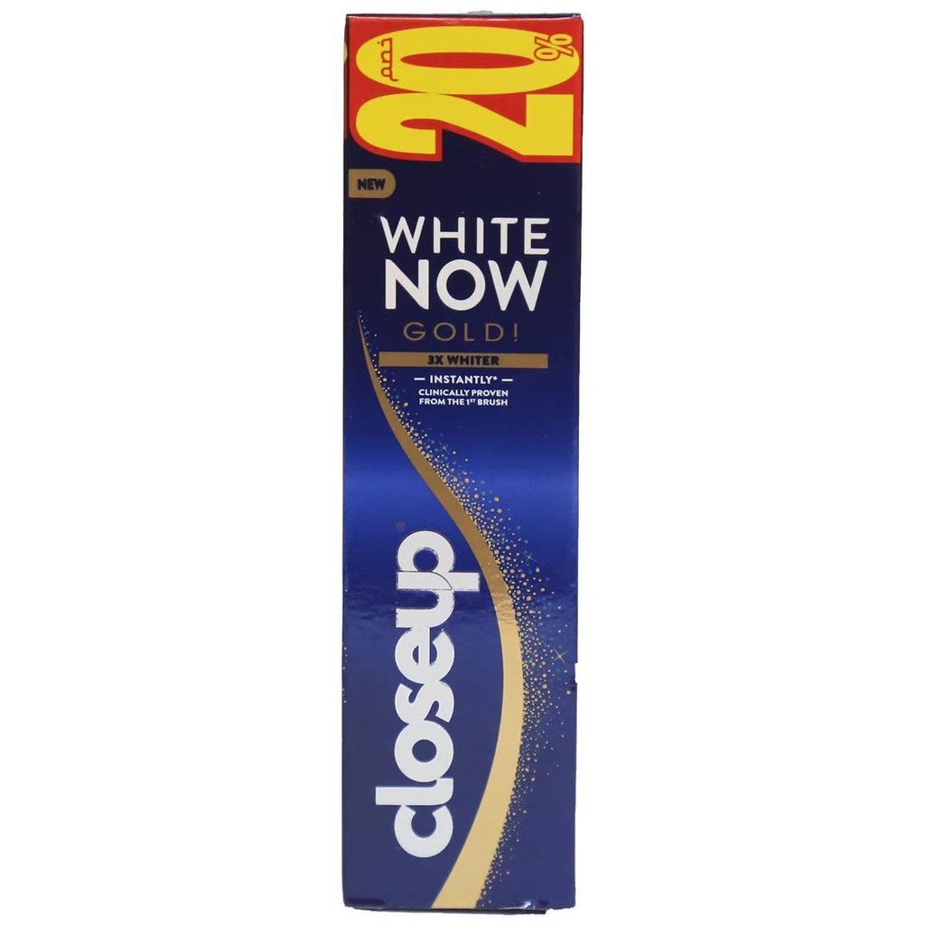 كلوس اب وايت ناو جولد - Closeup White Now Gold (75ml, خصم 20%)