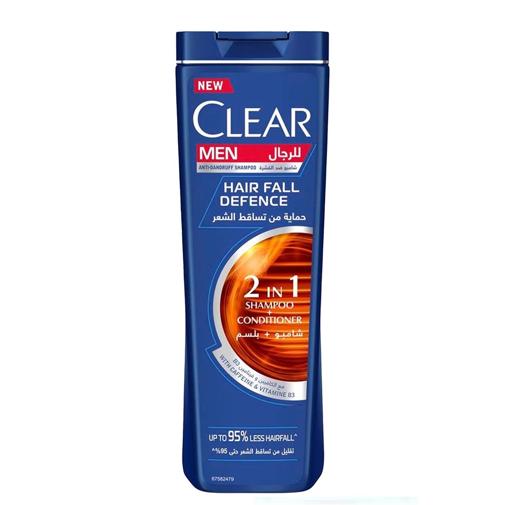 كلير شامبو - Clear Shampoo (رجالى, 180ml, حماية تساقط, بدون)