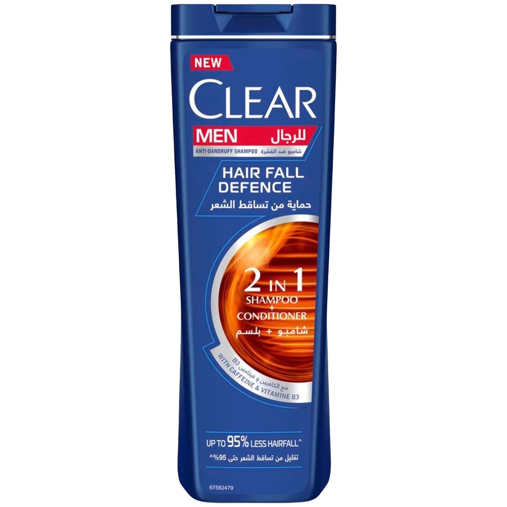 كلير شامبو - Clear Shampoo (رجالى, 360ml, حماية تساقط, بدون)