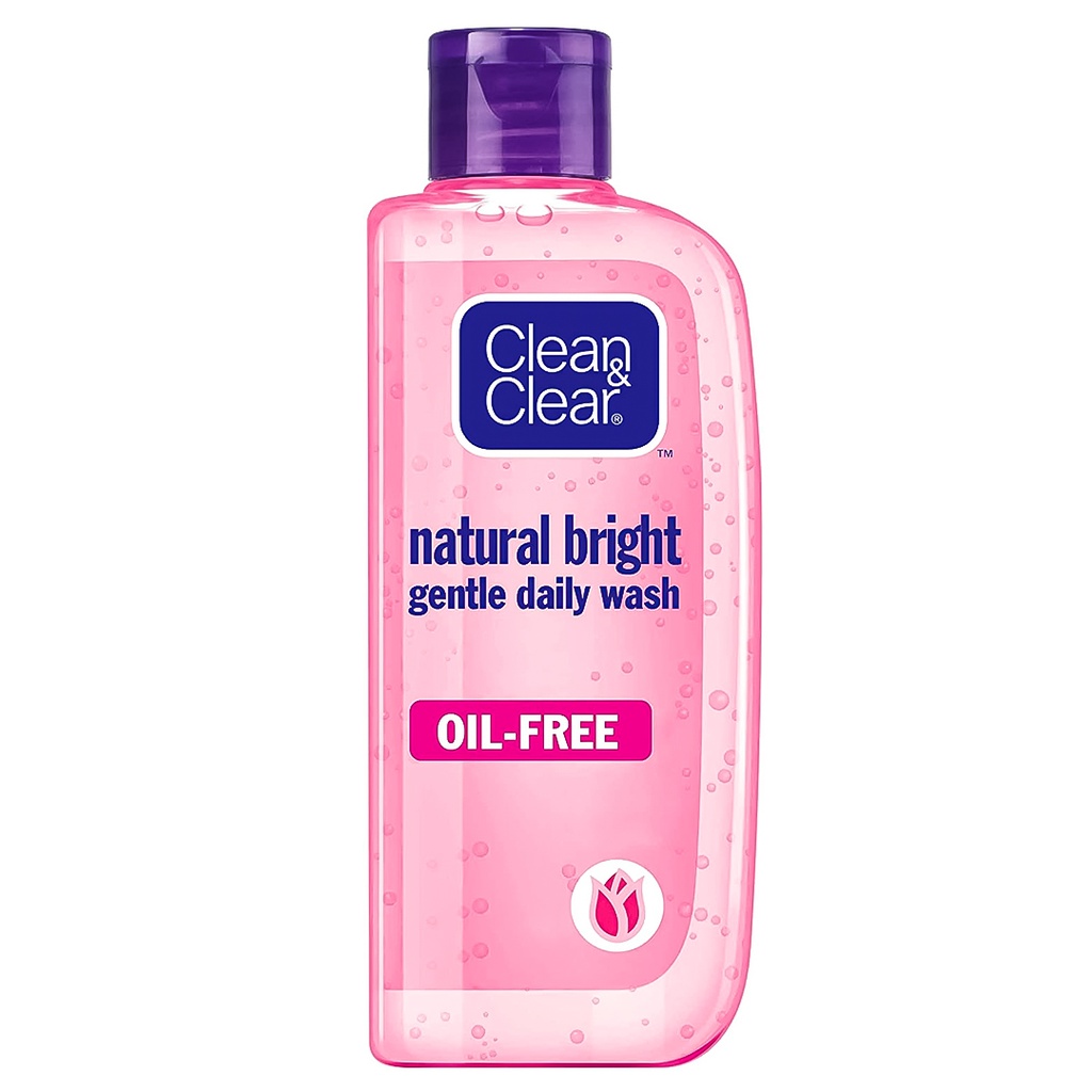 كلين اند كلير - Clean&Clear (غسول, 100ml, اشراقة طبيعية)