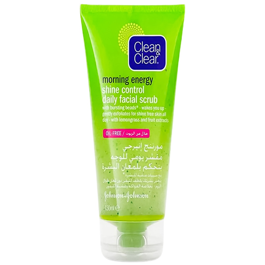 كلين اند كلير - Clean&Clear (مقشر, 100ml, تحكم بلمعان)