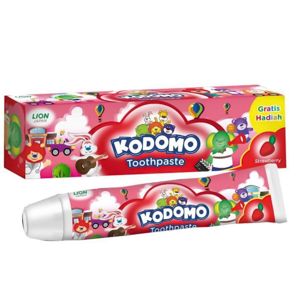 كودومو معجون اطفال - Kodomo Kids paste (45g, فراولة, بدون)