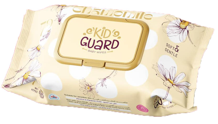كيد جارد مناديل - Kid Guard Wipes 72Pc (كاموميل, 72PC)