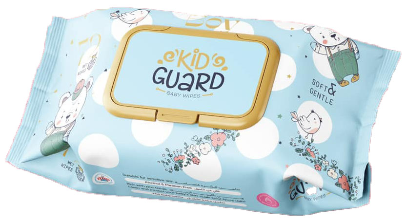 كيد جارد مناديل - Kid Guard Wipes 72Pc (بوى, 72PC)