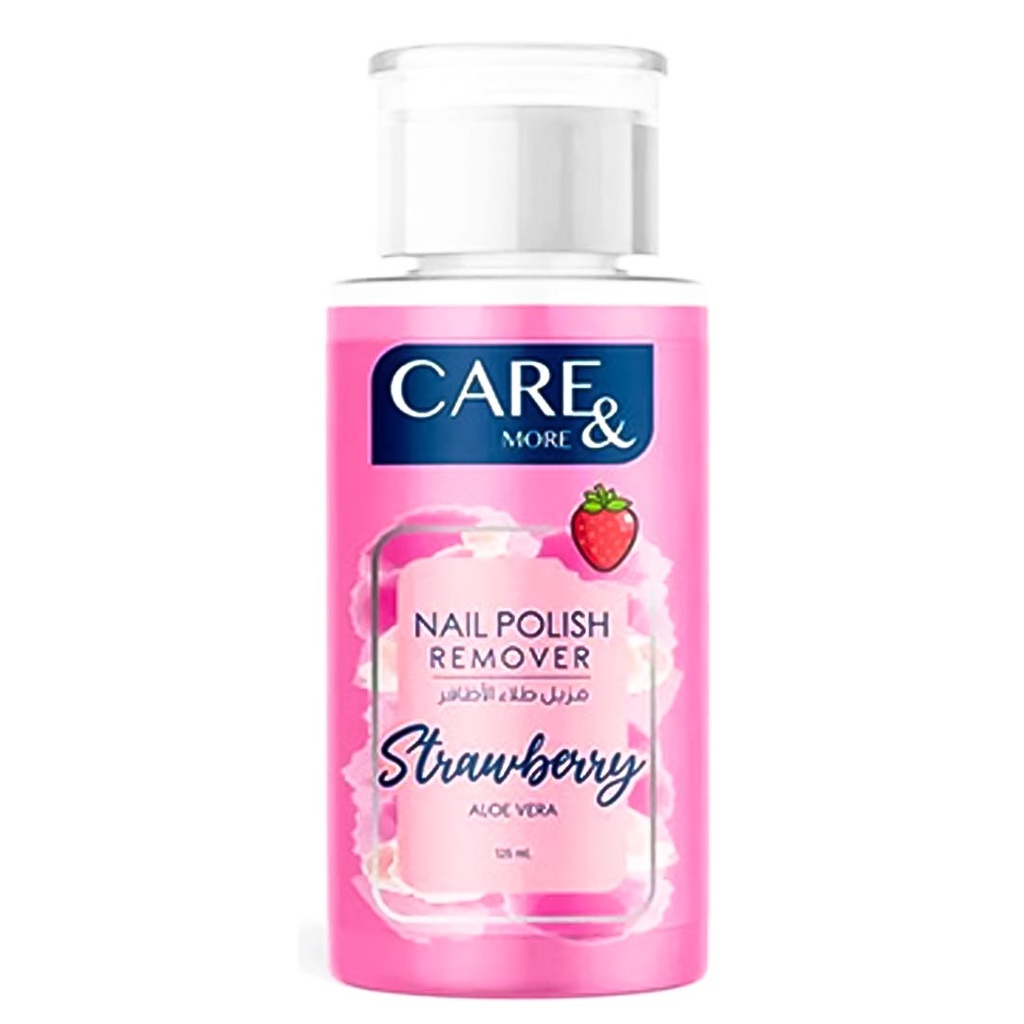 كير اند مور اسيتون - Care & More Acetone (125ml, فراولة)