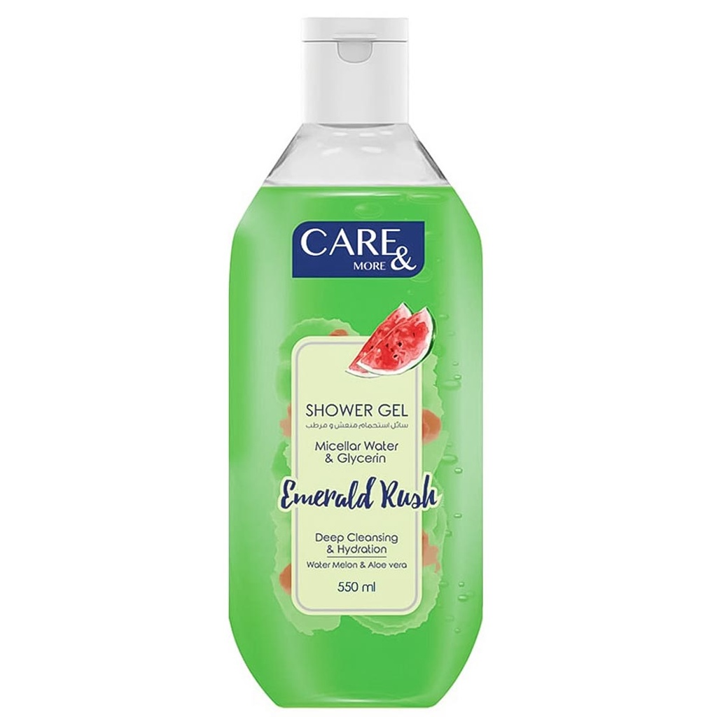 كير اند مور شاور - Care & More Shower (550ml, اميرالد راش)