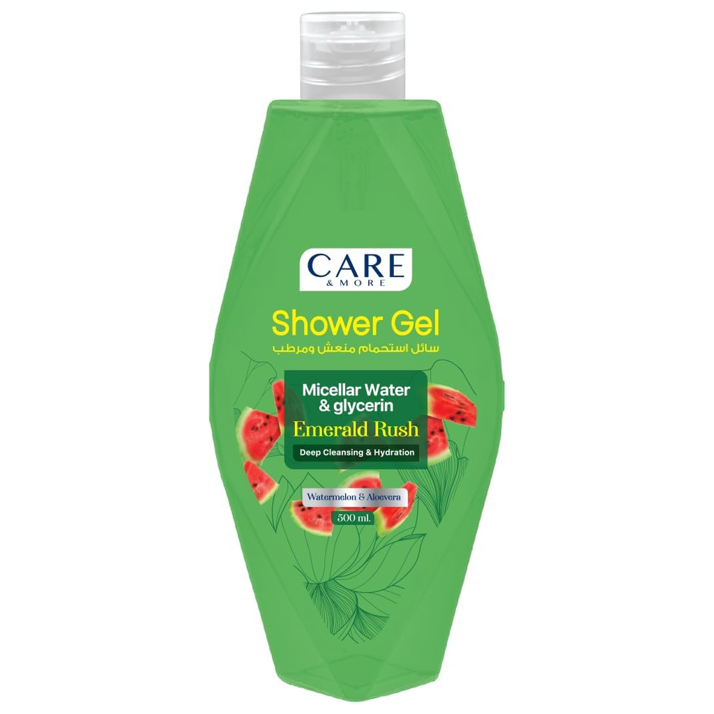 كير اند مور شاور اميرالد راش - Care & More Shower Emerald Rush (500ml)