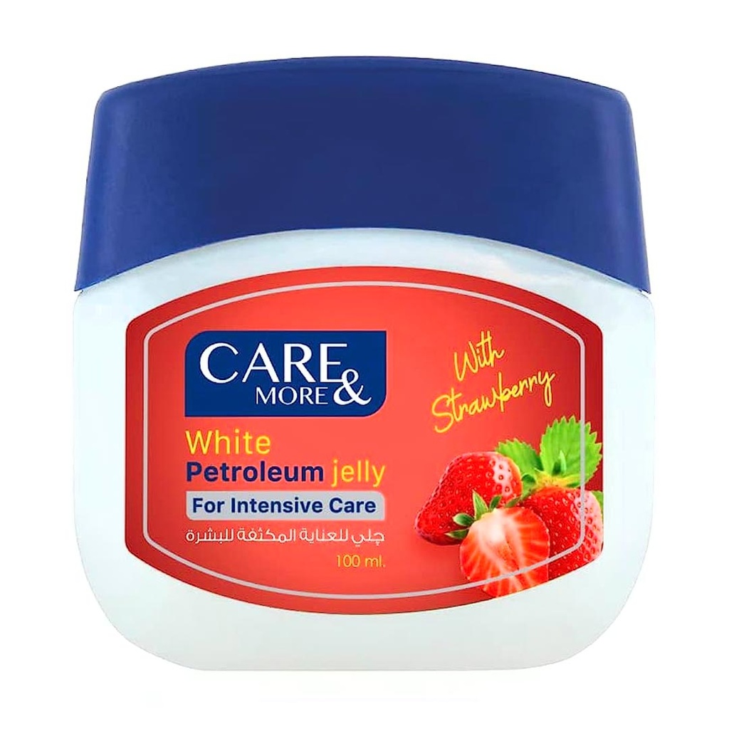 كير اند مور فازلين - Care & More Vaseline (100ml, Strawbery)