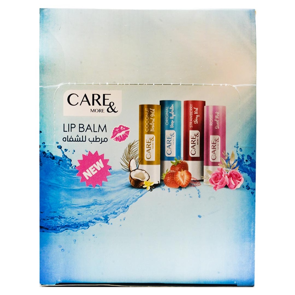 كير اند مور مرطب شفاه - Care & More Lip Care (4g, جوز هند)