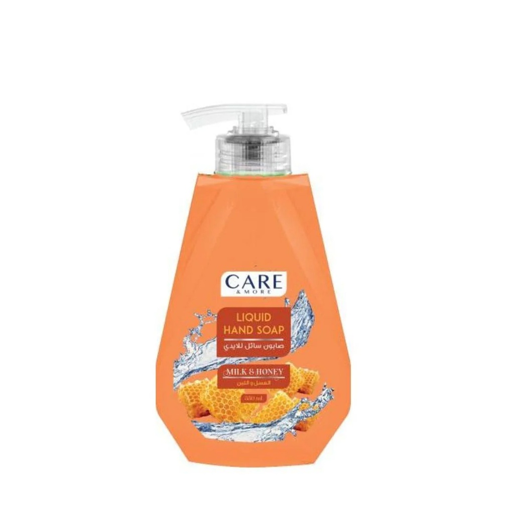 كير اند مور هاند وش عسل & لبن - Care & More Hand Wash Honey & Milk