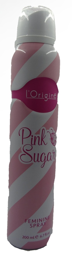 ل اورجين مزيل سبراى - L Origine Deodorant Spray (Woman, 200ml, Pink Sugar)