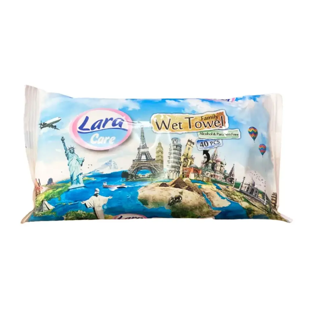 لارا فاميلى مناديل - Lara Family Wipes (40PC)