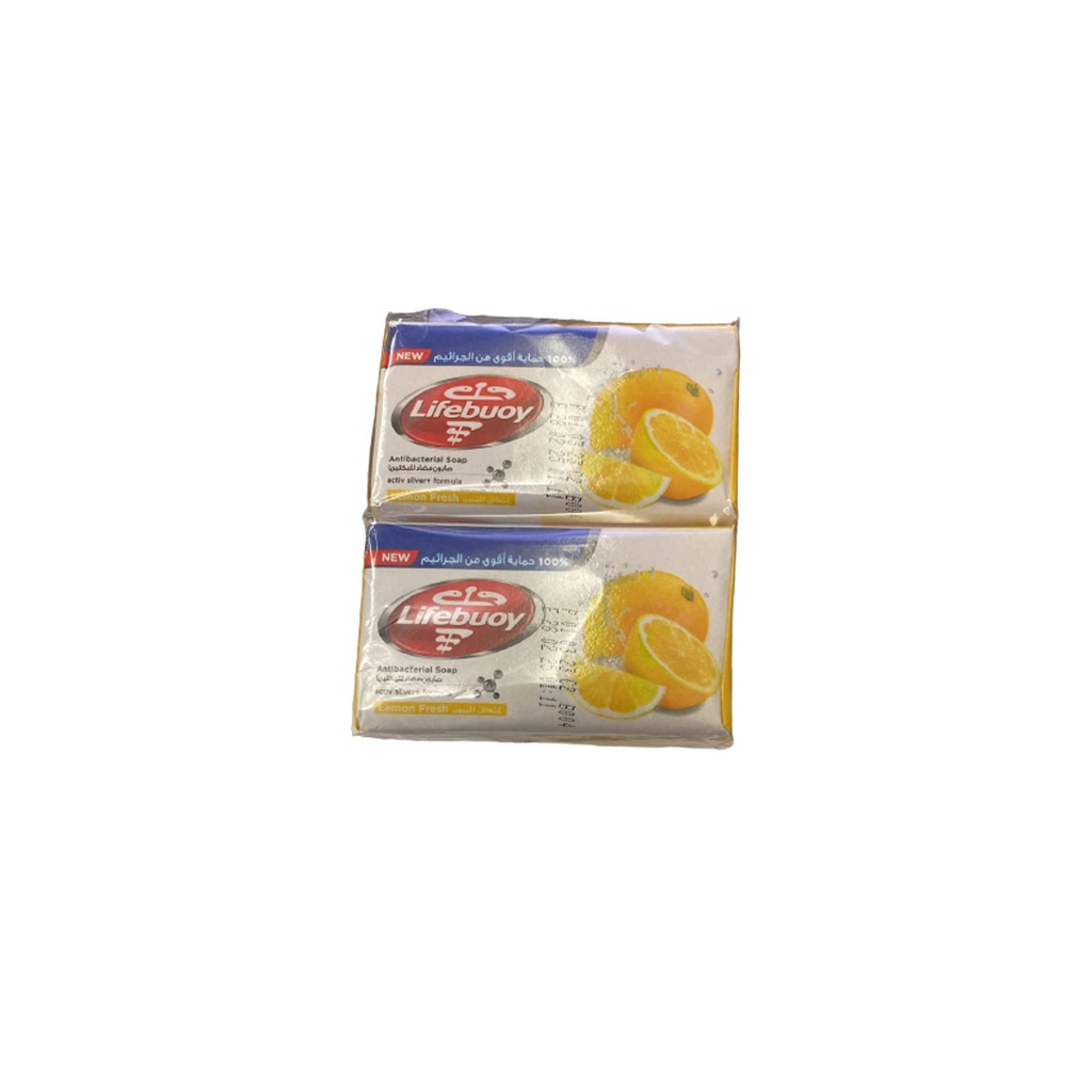 لايف بوى صابون - LifeBuoy Soup 125g 4Psc (125g, انتعاش الليمون, بدون)
