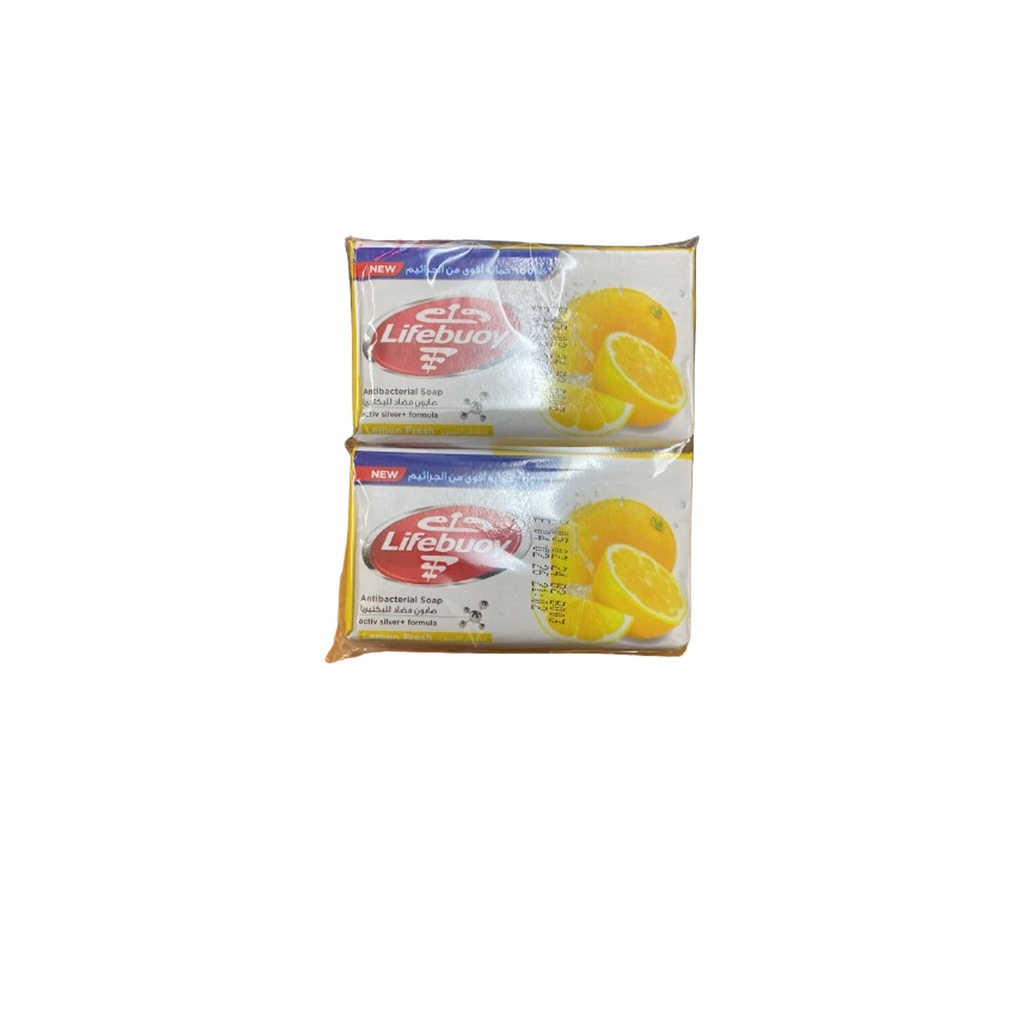 لايف بوى صابون - LifeBuoy Soup 75g 4Psc (75g, انتعاش الليمون, بدون)