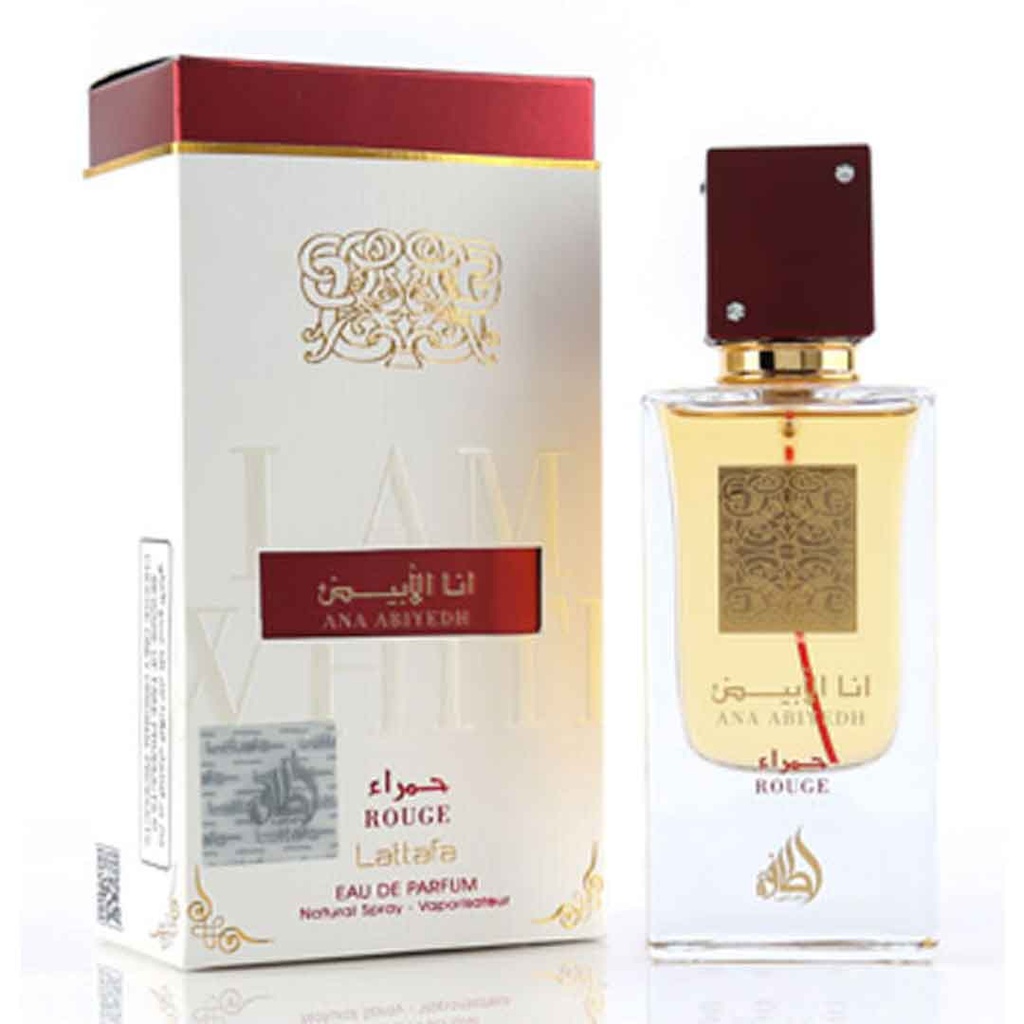 لطافة انا الابيض حمراء - Lattafa Ana Abiyedh Rouge (60ml)