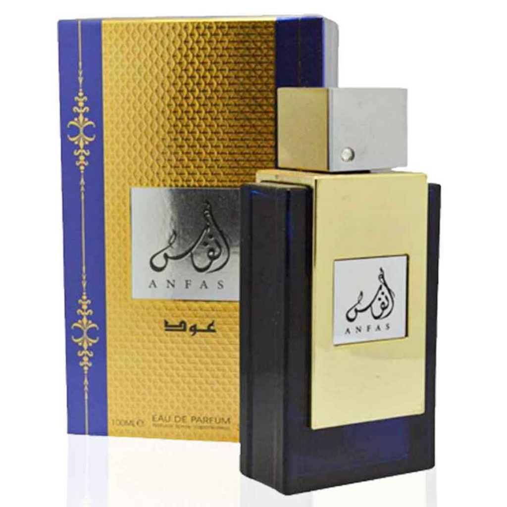 لطافة انفاس عود - Lattafa Anfas Oud (100ml)