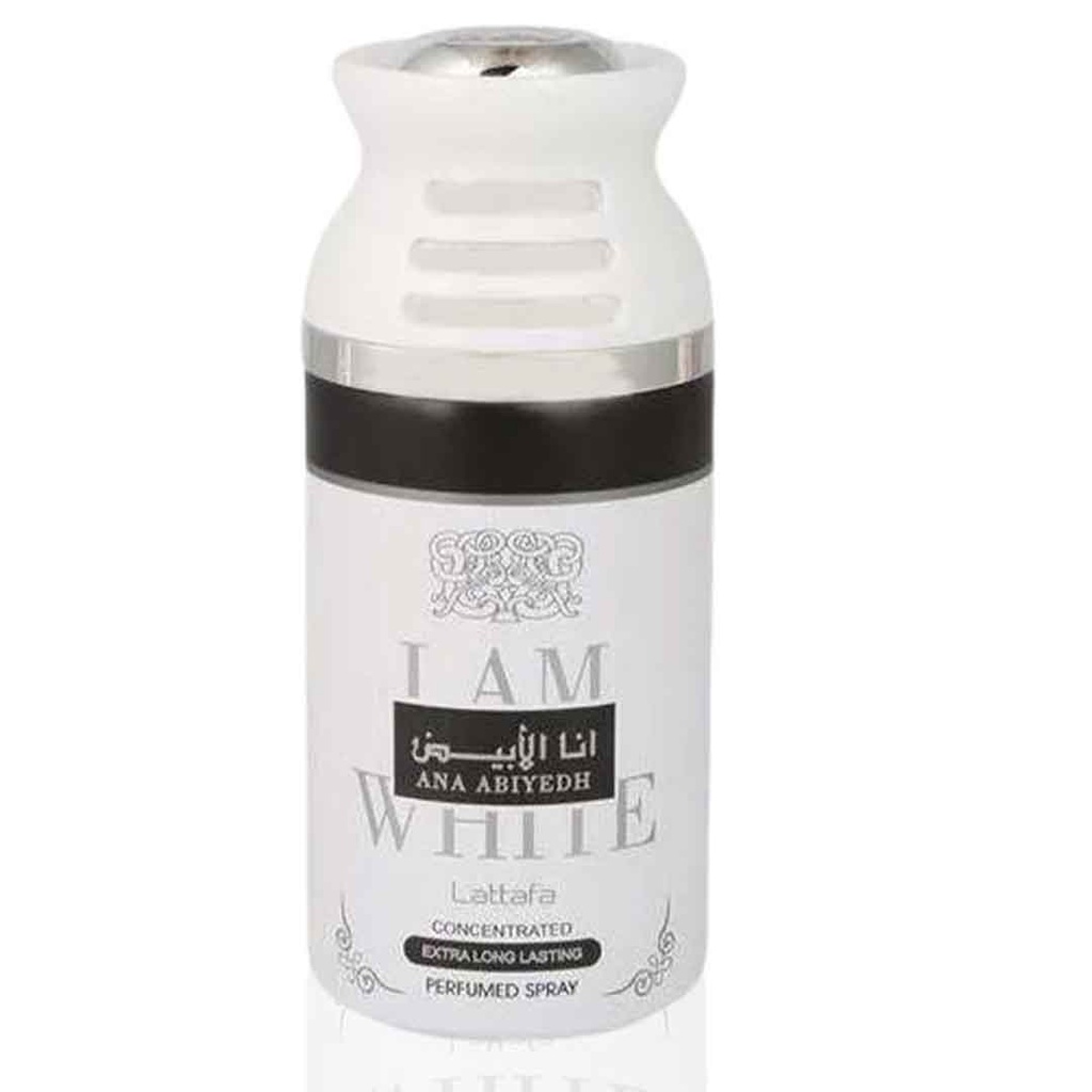 لطافة سبراى - Lattafa Spray (رجالى, 250ml, انا الابيض)