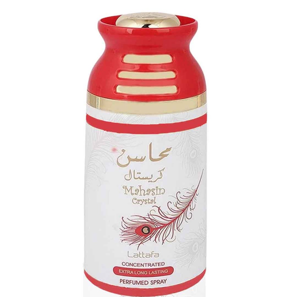 لطافة سبراى - Lattafa Spray (نسائى, 250ml, محاسن كريستال)
