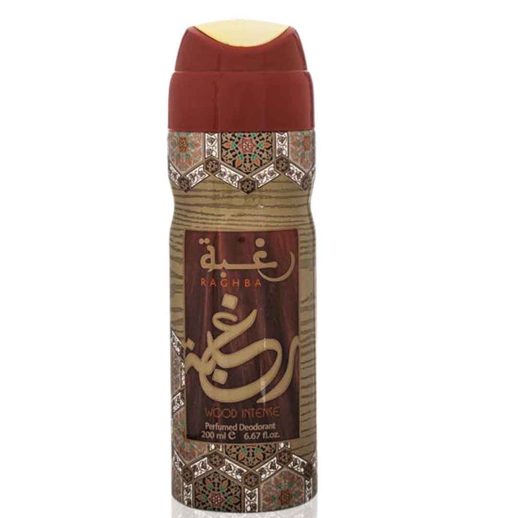 لطافة سبراى - Lattafa Spray (للجنسين, 200ml, رغبة وود انتنس)