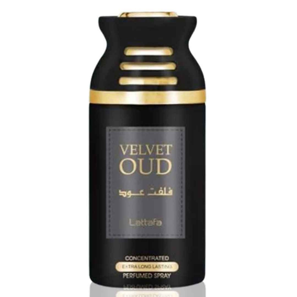 لطافة سبراى - Lattafa Spray (men, 250ml, Velvet Oud)