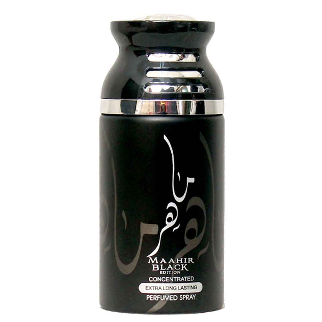 لطافة سبراى - Lattafa Spray (رجالى, 250ml, ماهر بلاك اديشن)