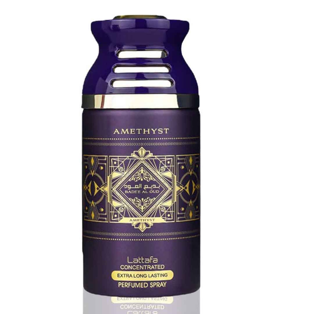 لطافة سبراى - Lattafa Spray (للجنسين, 250ml, بديع العود اميتيست)