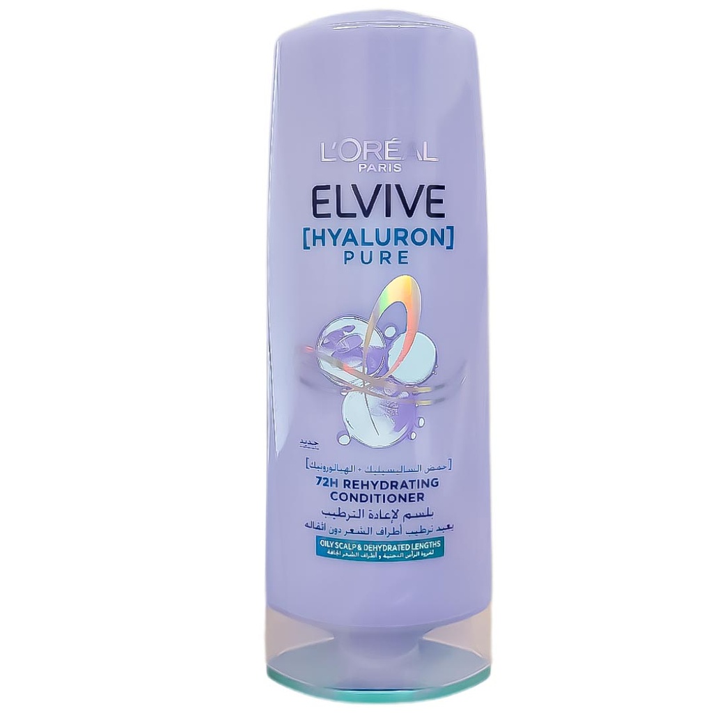 لوريال الفيف بلسم حمض الساليسيليك&الهيالورونيك - Loreal Elvive Conditioner Salicylic&Hyaluronic Acids (360ml)
