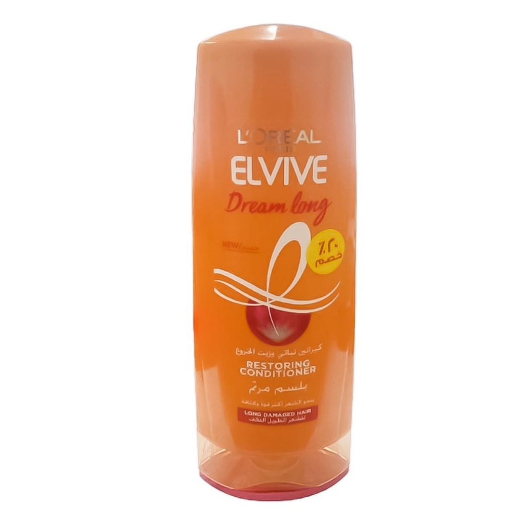 لوريال الفيف بلسم طول الاحلام - Loreal Elvive Conditioner Dream Long (360ml, خصم 20%)