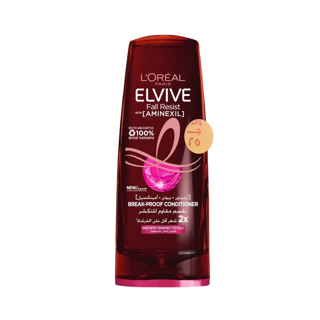 لوريال الفيف بلسم مقاوم للتكسر - Loreal Elvive Conditioner Arginine Resist (360ml, Save 25 L.E)