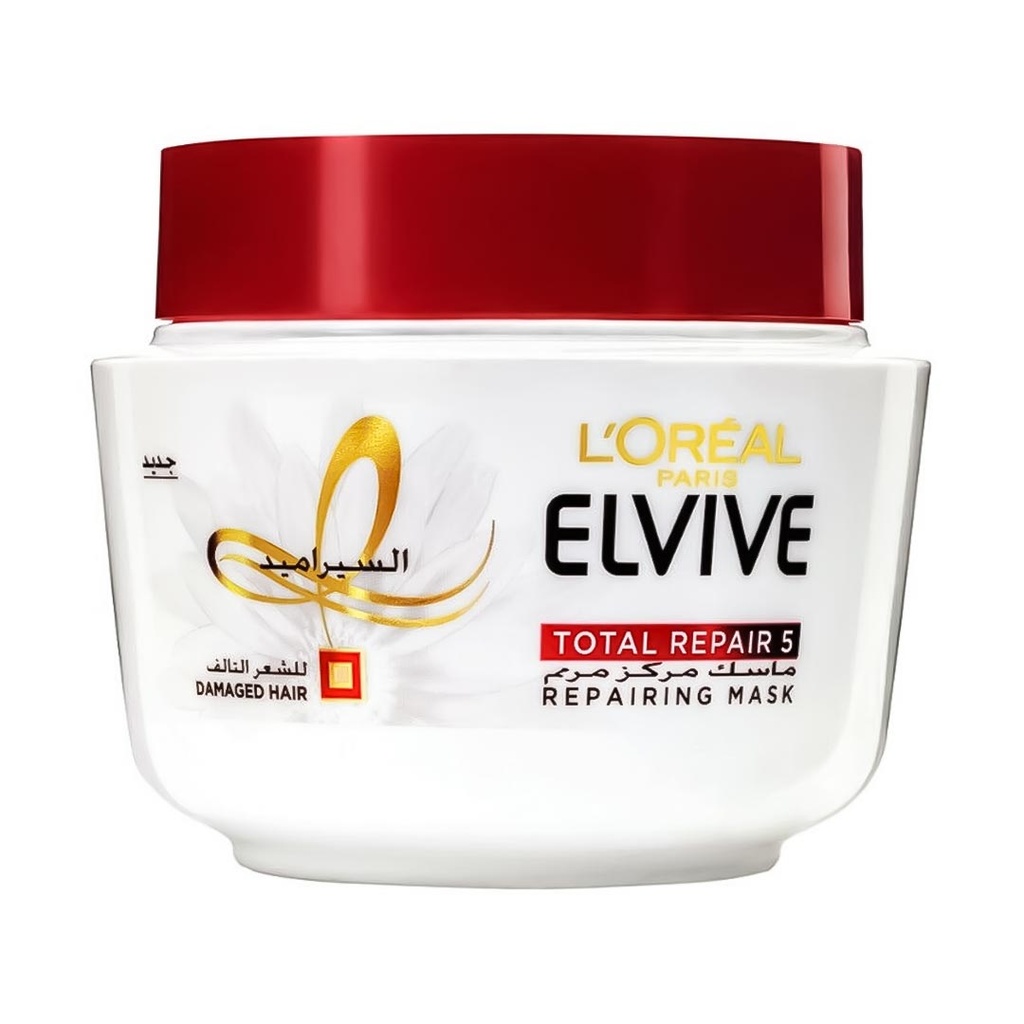 لوريال الفيف حمام كريم - Loreal Elvive Hair Mask (300ml, تالف, بدون)