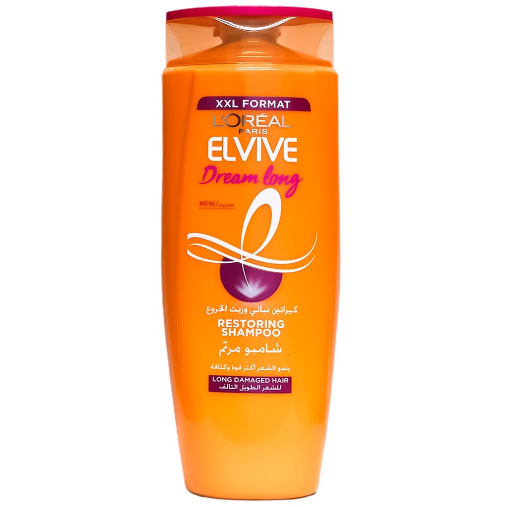 لوريال الفيف شامبو - Loreal Elvive Shampoo (600ml, طول الاحلام, بدون)
