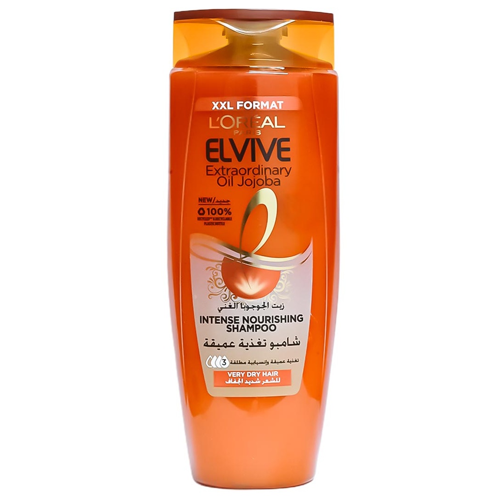 لوريال الفيف شامبو - Loreal Elvive Shampoo (600ml, جوجوبا, بدون)