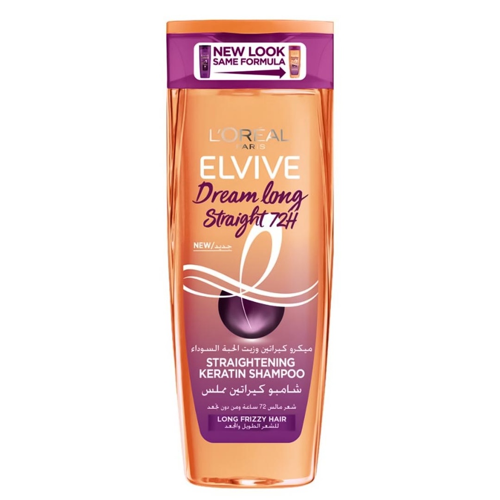 لوريال الفيف شامبو دريم لونج ستريت  - Loreal Elvive Shampoo Dream Long Straight (600ml)