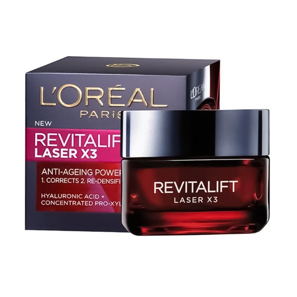 لوريال ريفايتاليفت - Loreal Revitalift (كريم, ليل, 50ml, ليزر X3, بدون)