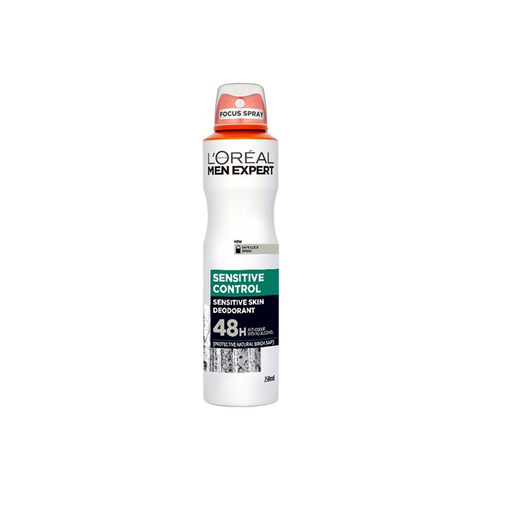 لوريال سبراى - Loreal Spray (men, 250ml, Sensitive Control)