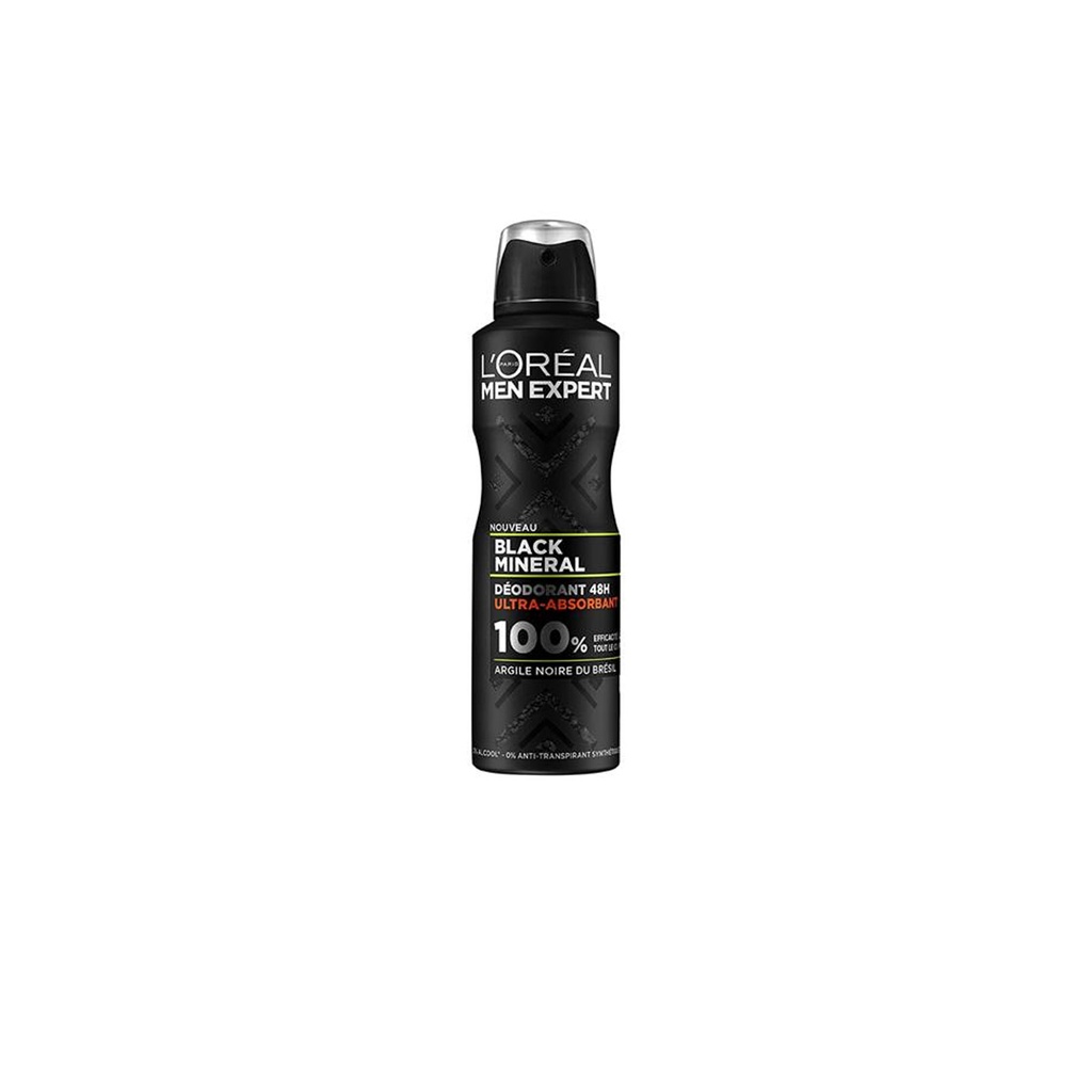لوريال سبراى - Loreal Spray (رجالى, 250ml, بلاك مينرال)