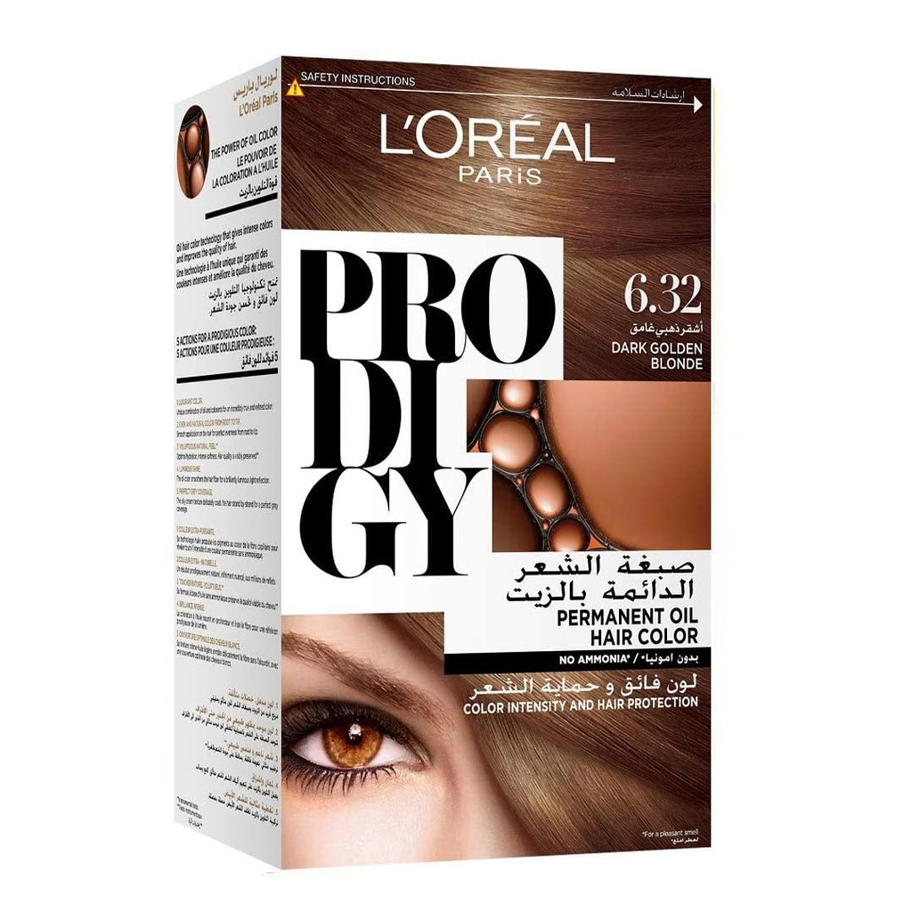 لوريال صبغة - Loreal Color (برودجى, 60g, بدون, اشقر ذهبى غامق 32-6)