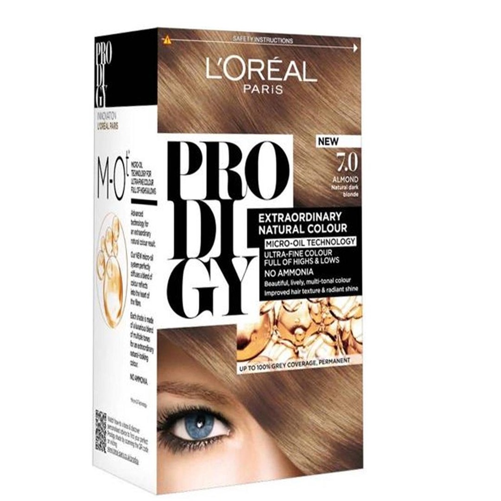 لوريال صبغة - Loreal Color (Prodigy, 60g, without, blonde 7-0)