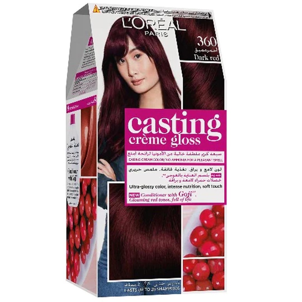 لوريال صبغة - Loreal Color (كاستينج, 48ml, بدون, احمر عتيق 360)