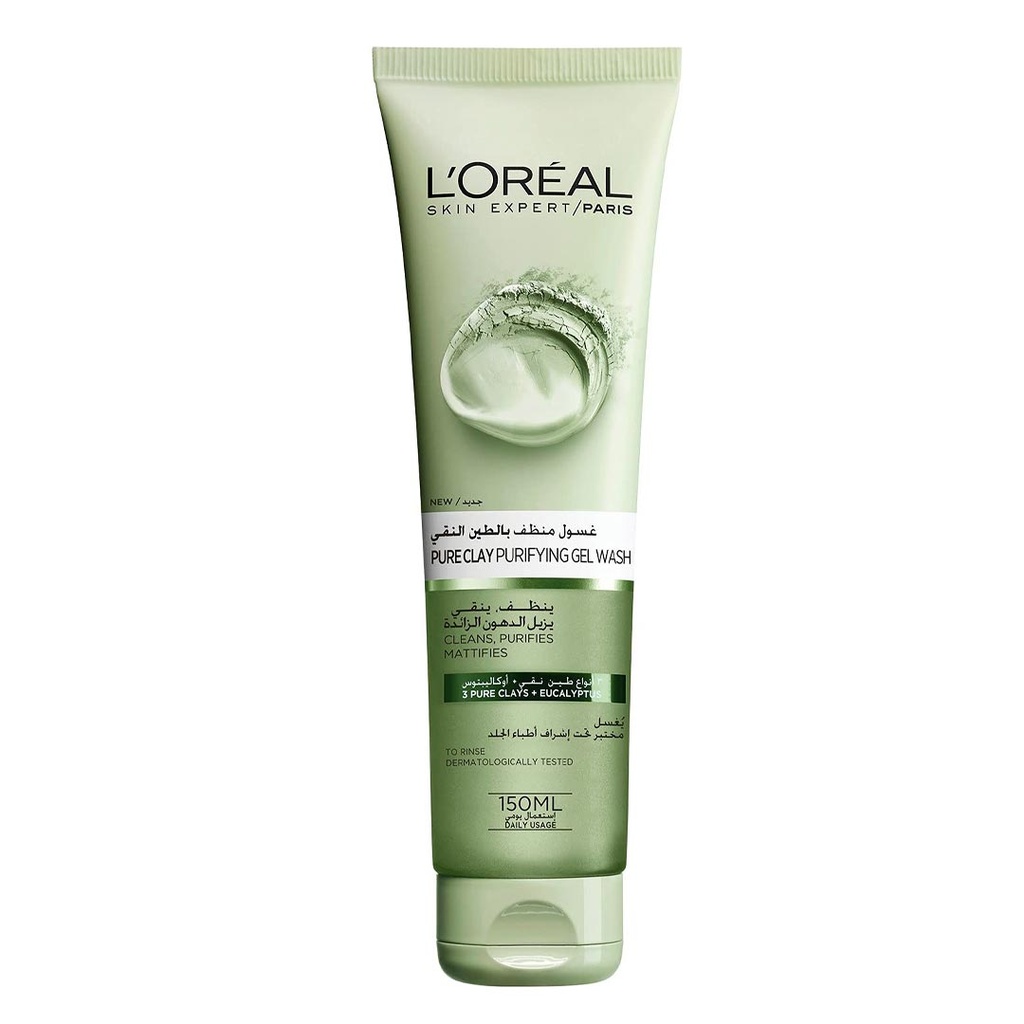 لوريال ماسك - Loreal Mask (Wash, 150ml, Eucalyptus)