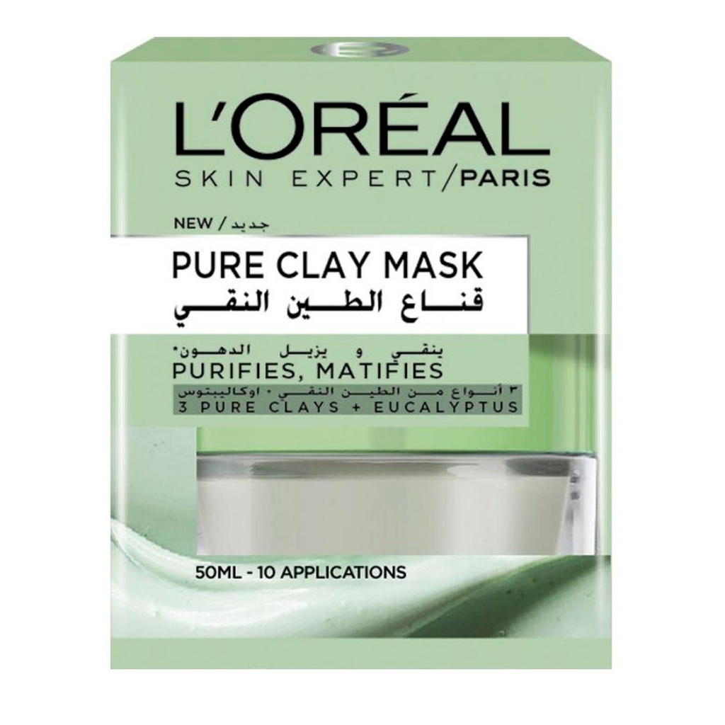 لوريال ماسك - Loreal Mask (ماسك, 50ml, اوكالبتوس)