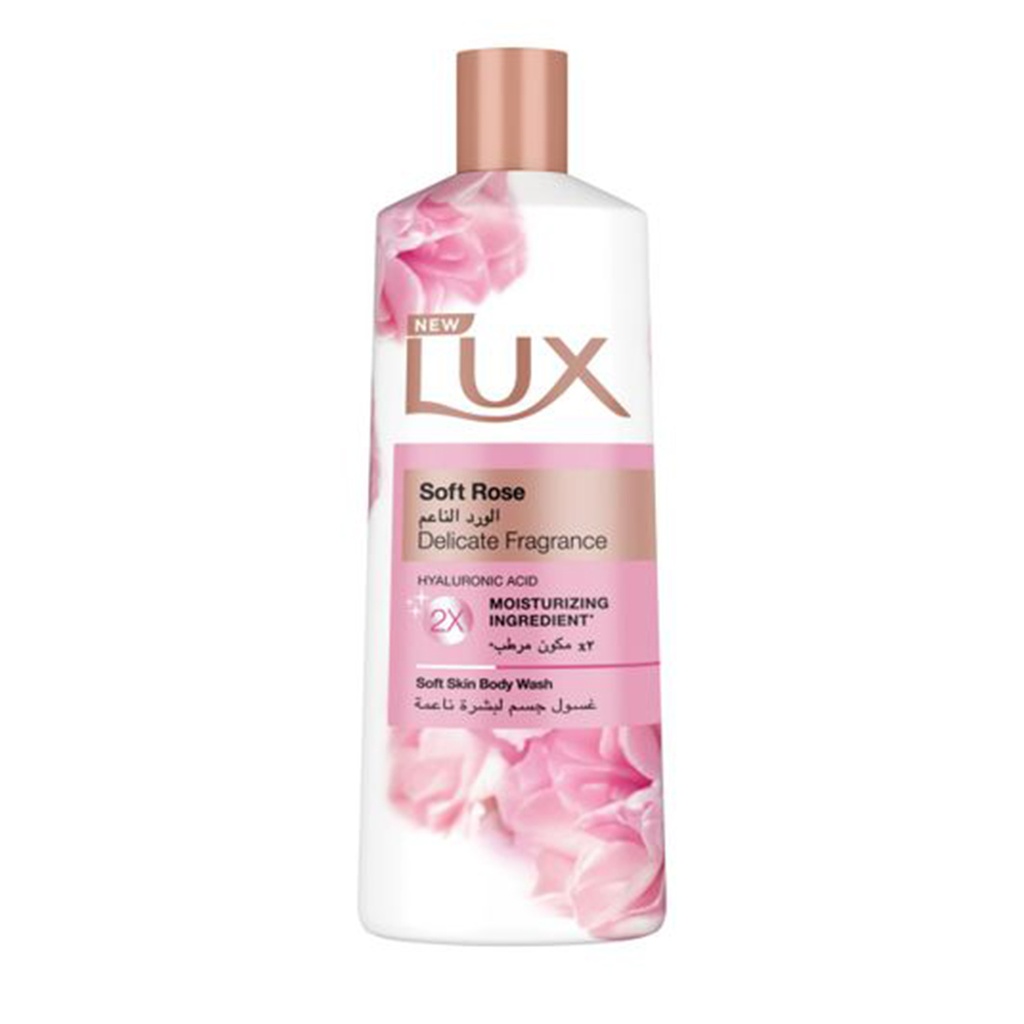لوكس شاور - Lux Shower (500ml, الورد الناعم, بدون)