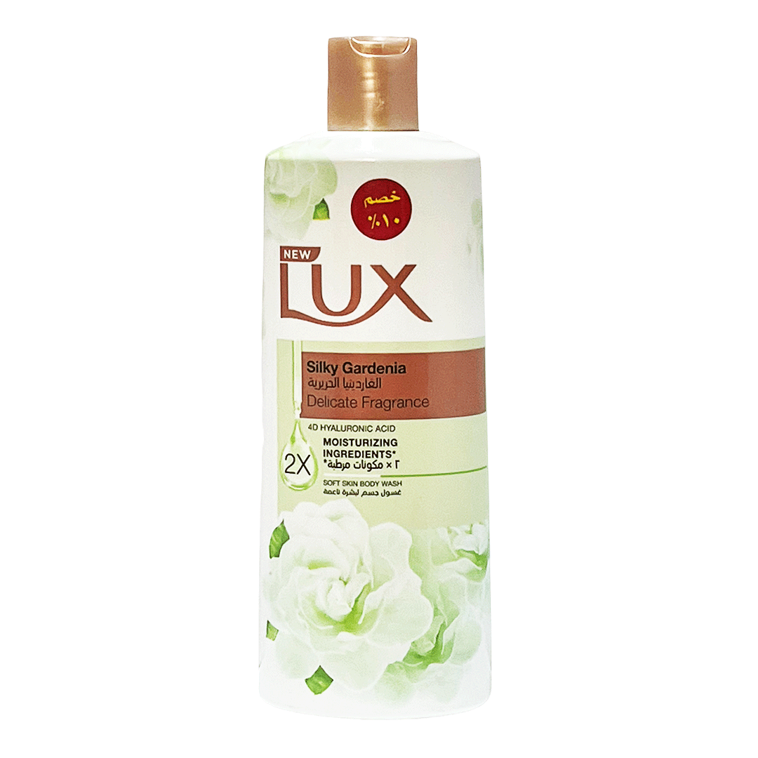 لوكس شاور غاردينيا حريرية خصم 10% - Lux Shower Silky Gardenia Offer 10% (500ml)