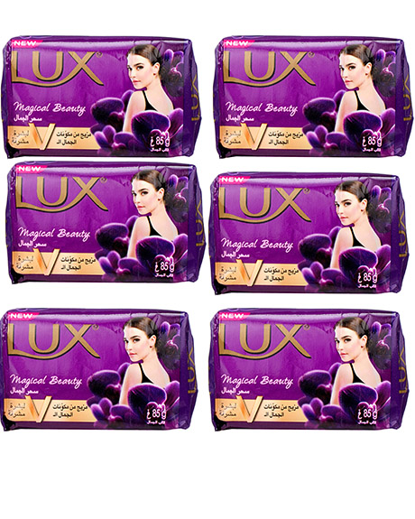 لوكس صابون - Lux Soap 85g 6Psc (85g, Magic Beauty, without)