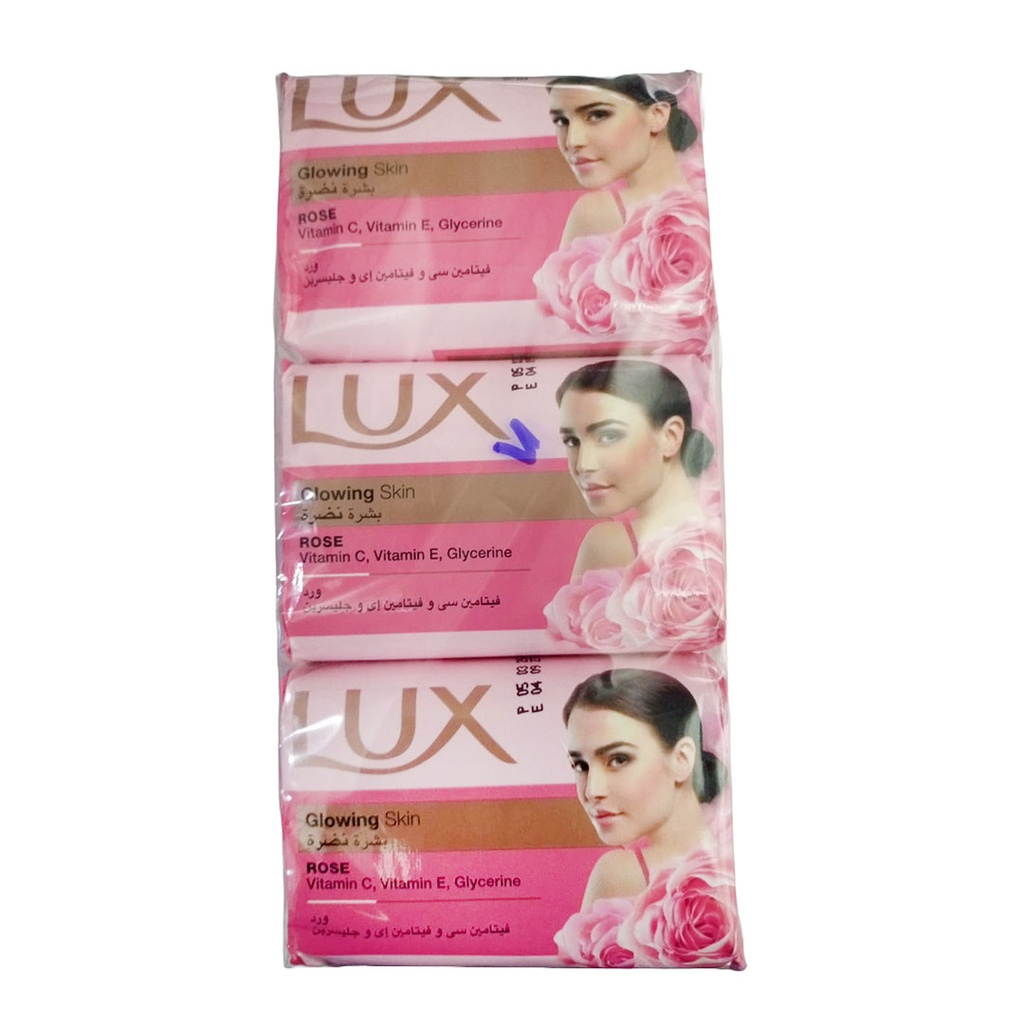 لوكس صابون بشرة نضرة - Lux Soap Glowing Skin 6Psc (165g)