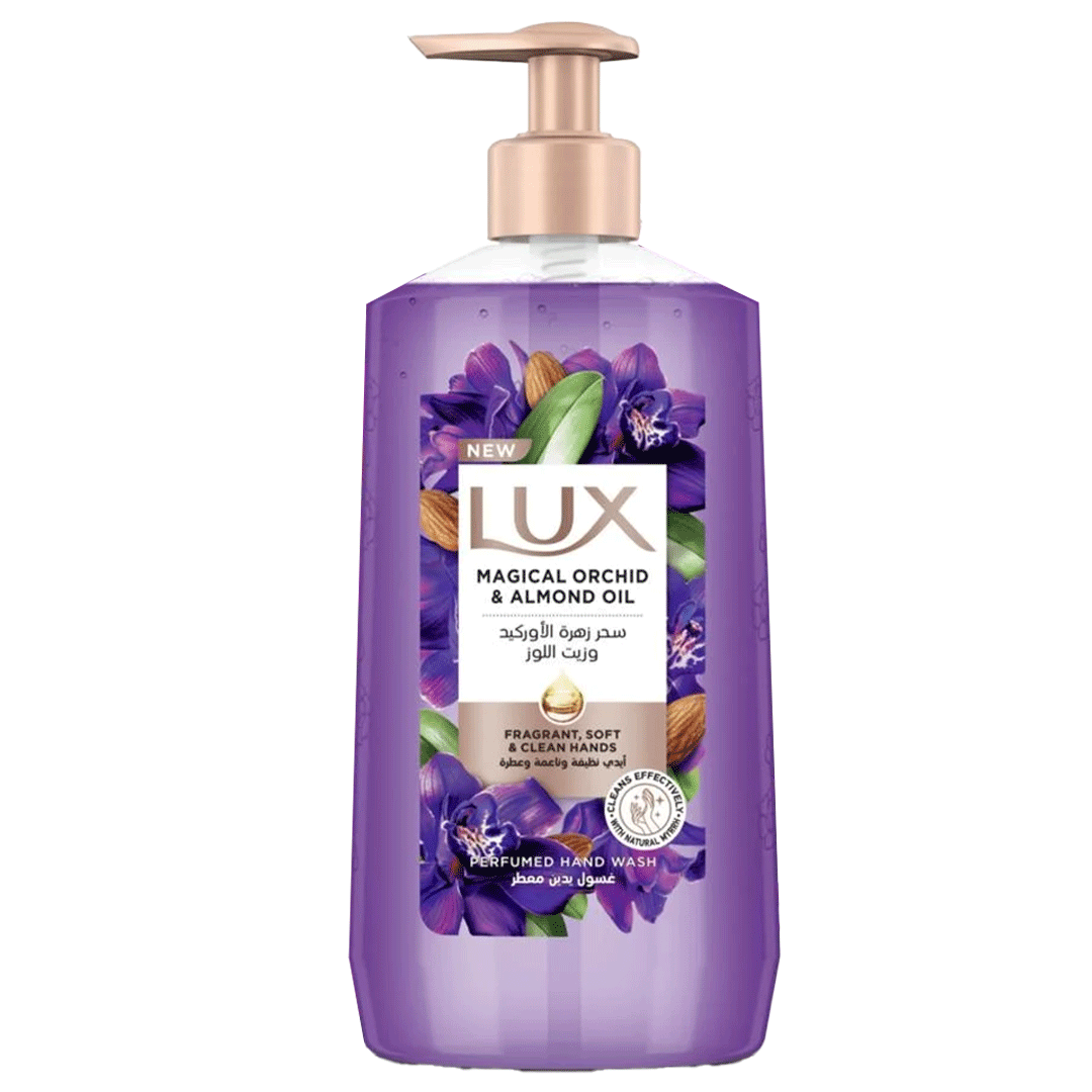 لوكس هاند ووش سحر زهرة الاوركيد و زيت لوز - Lux Hand Wash Magical Orchid & Almond Oil
