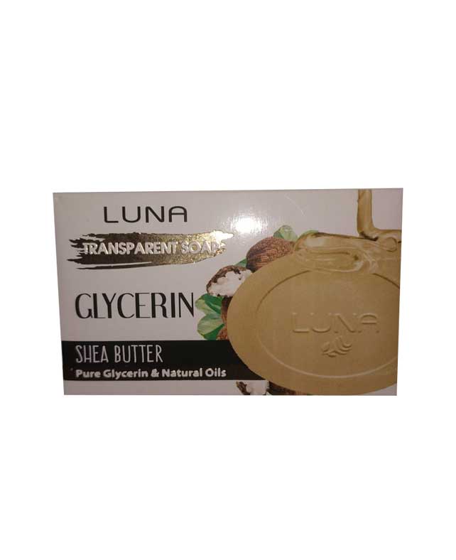 لونا صابون شفاف جلسرين - Luna Tranparent Soap Glycerin (100g, زبدة شيا)
