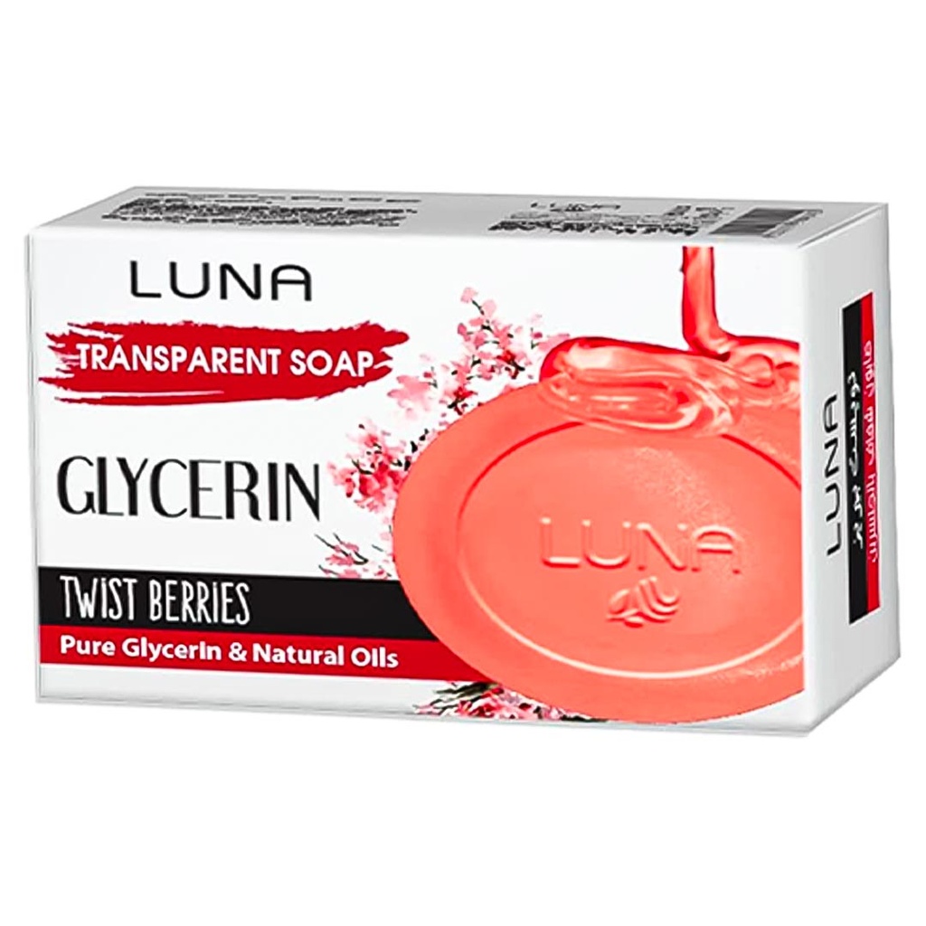لونا صابون شفاف جلسرين - Luna Tranparent Soap Glycerin (100g, تويست بيريز)